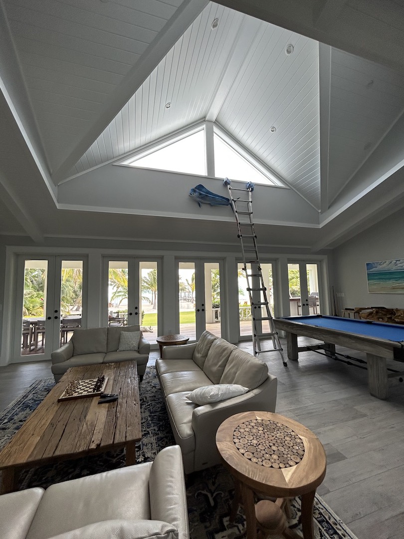 Interior window cleaning